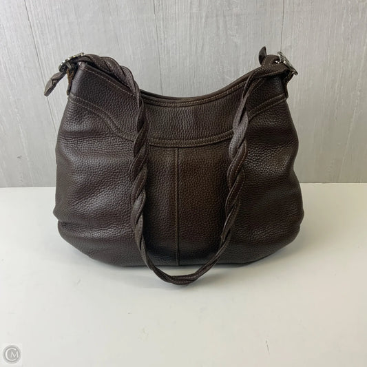 Handbag Leather By Brighton, Size: Medium