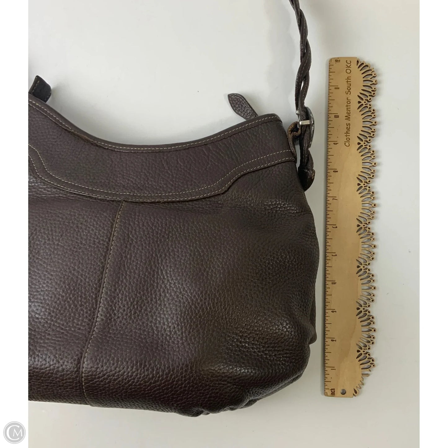 Handbag Leather By Brighton, Size: Medium