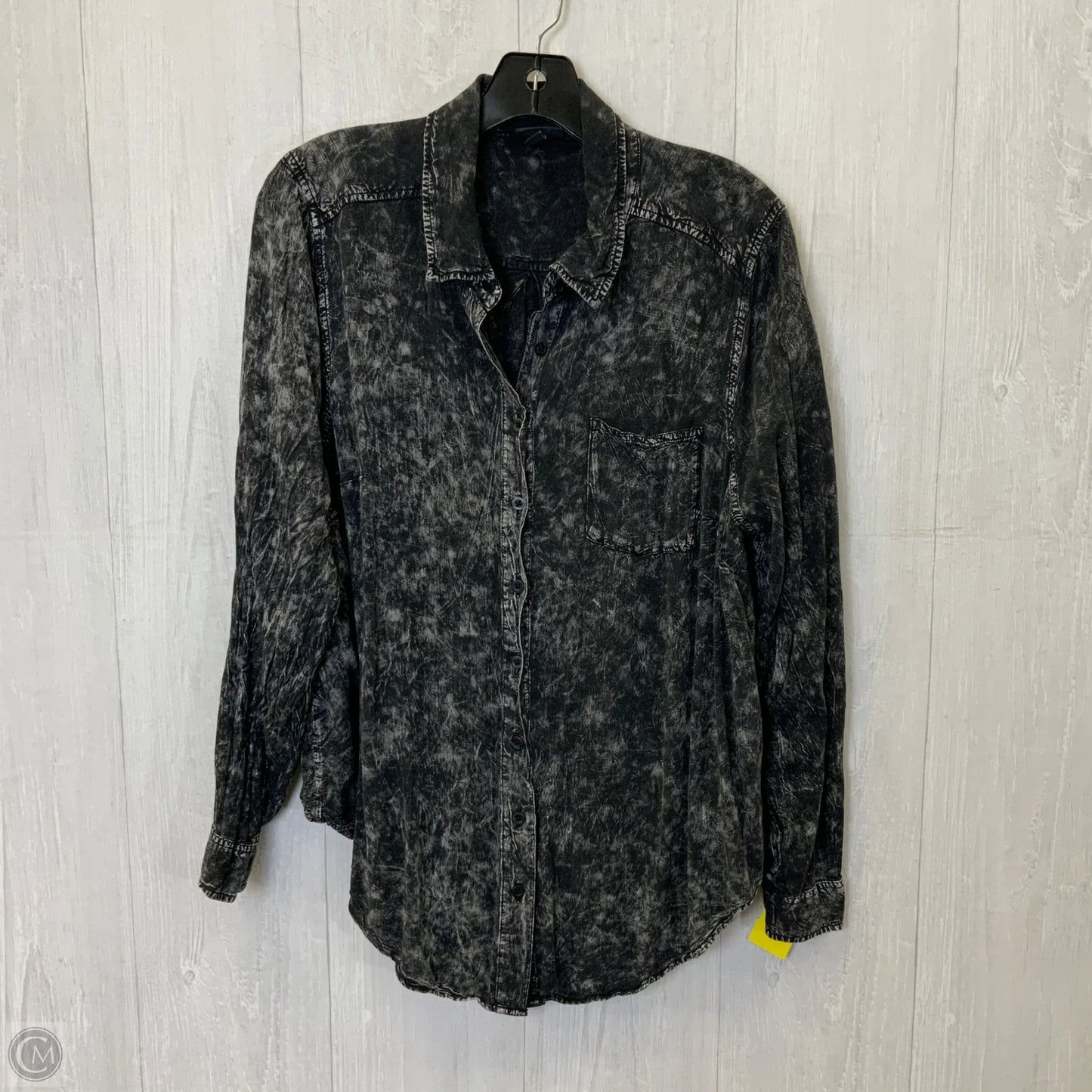 Blouse Long Sleeve By Torrid In Black, Size: L