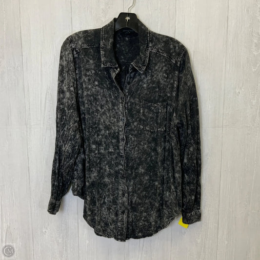 Blouse Long Sleeve By Torrid In Black, Size: L