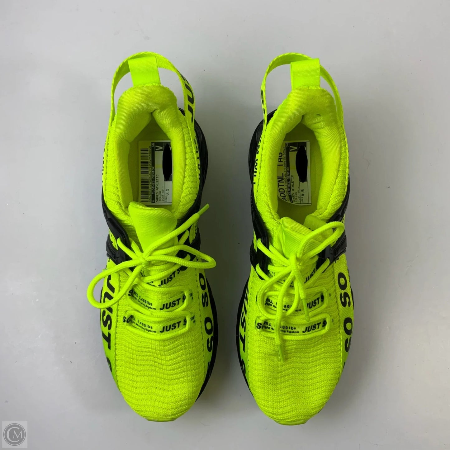 Shoes Athletic By Clothes Mentor In Yellow, Size: 8.5
