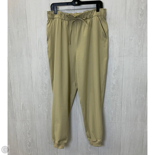 Athletic Pants By Lululemon In Tan, Size: 12
