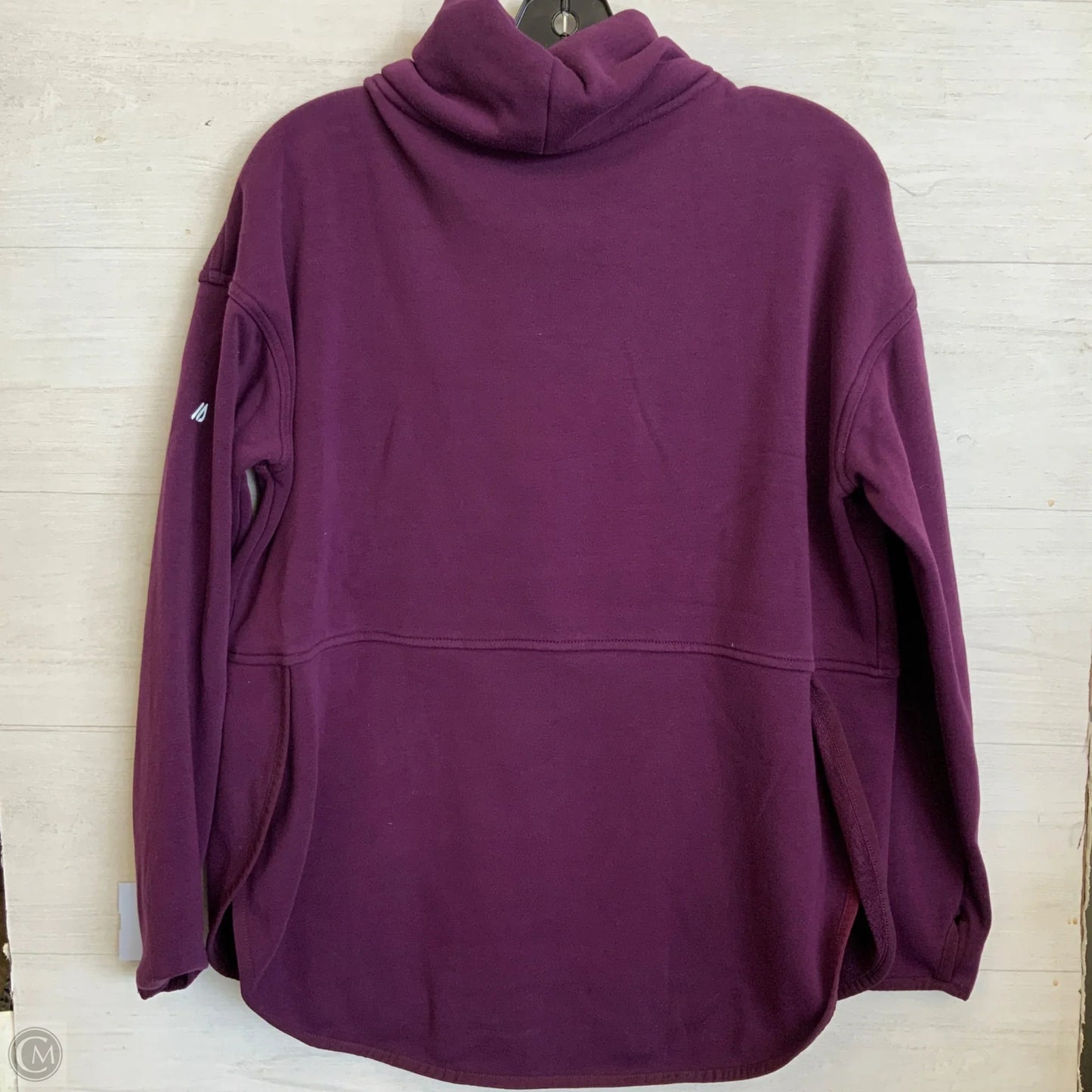 Sweatshirt Collar By Eddie Bauer In Purple, Size: M