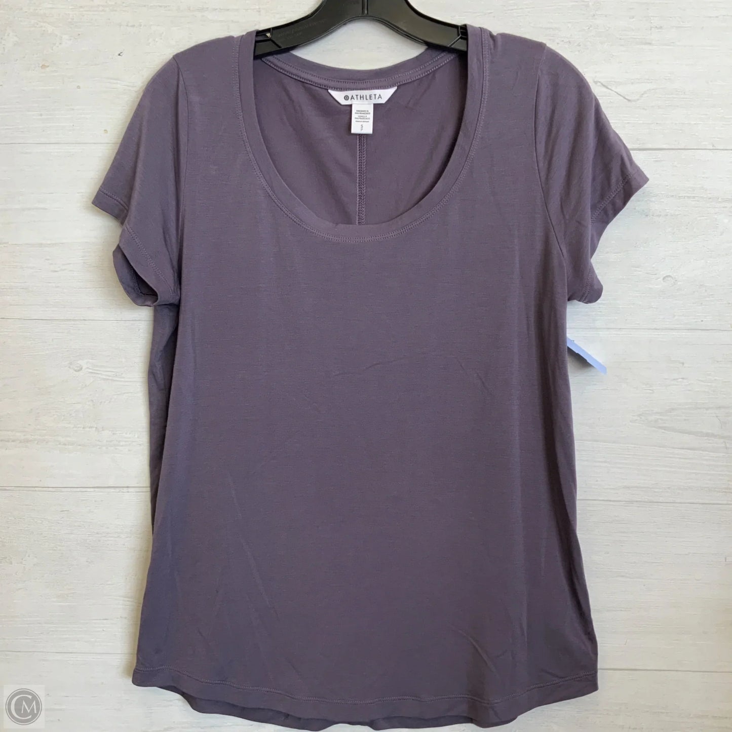 Top Short Sleeve Basic By Athleta In Purple, Size: S