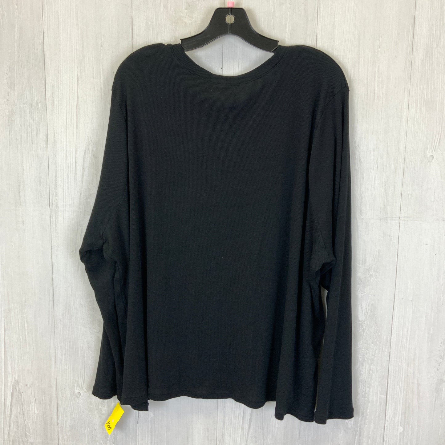 Top Long Sleeve Basic By Madewell In Black, Size: 4x