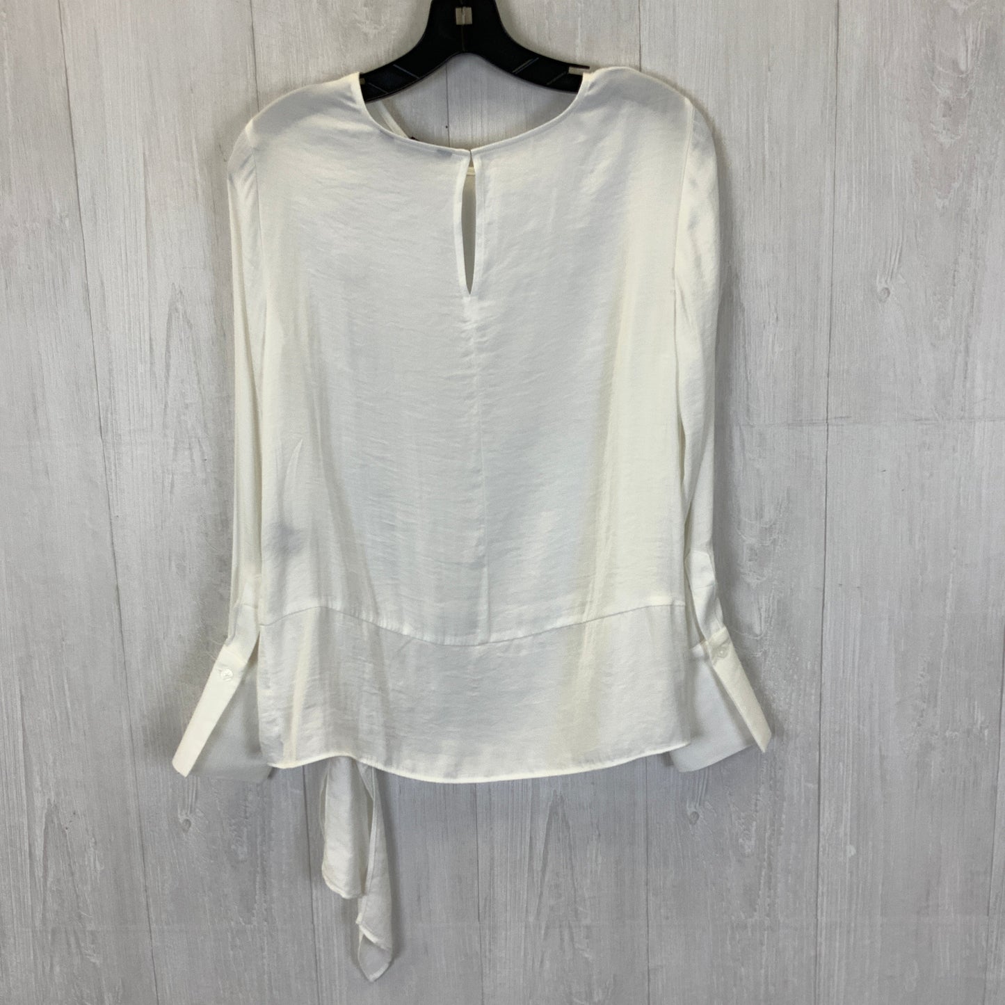 Blouse Long Sleeve By Simply Vera In White, Size: M