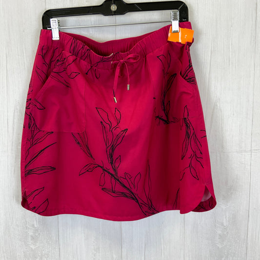Red Athletic Skort Chicos, Size 8