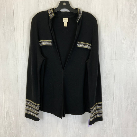 Cardigan By Chicos In Black, Size: Xl