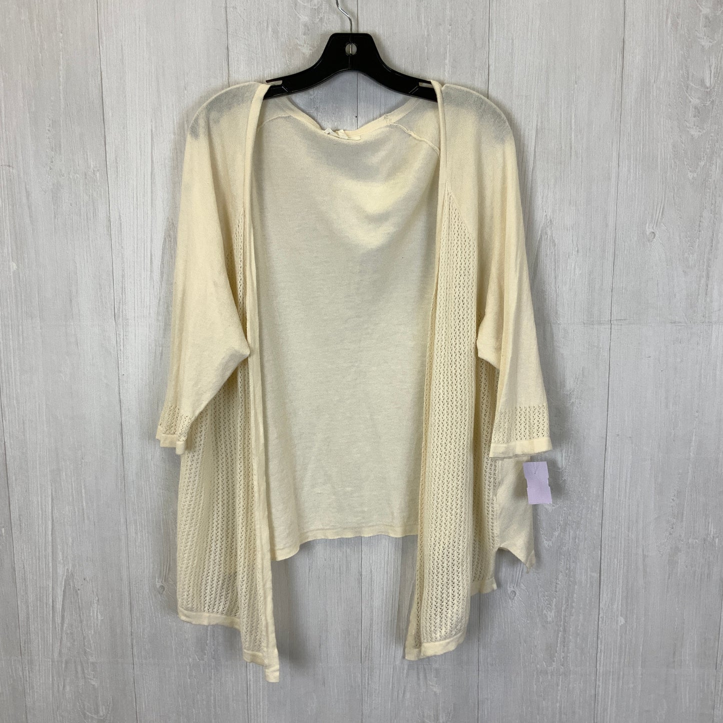 Cardigan By Maurices In Cream, Size: 1x