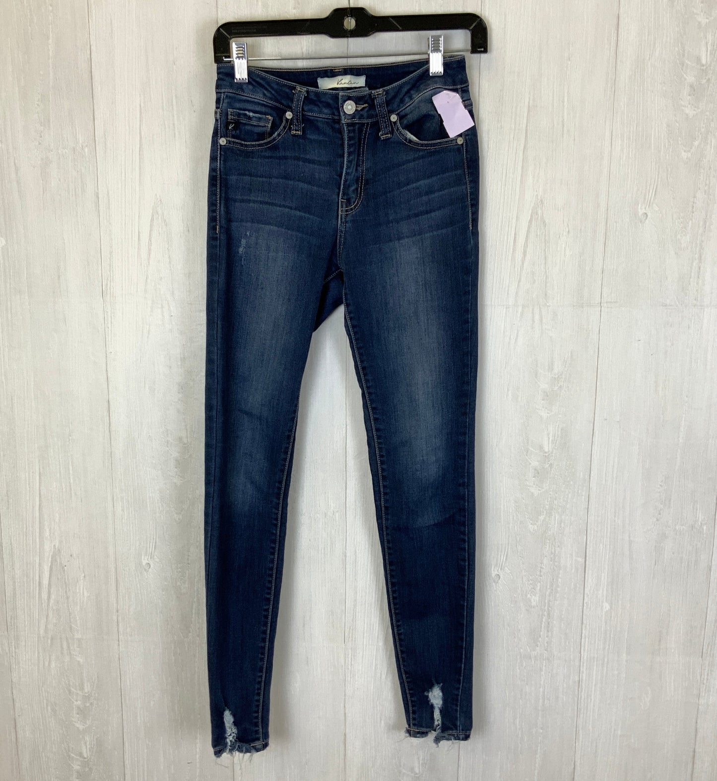 Jeans Skinny By Kancan In Blue Denim, Size: 1