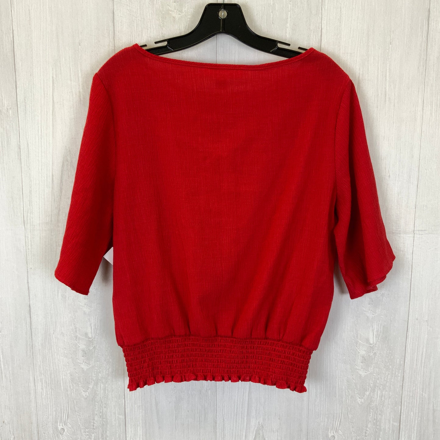 Top Short Sleeve By Michael By Michael Kors In Red, Size: S