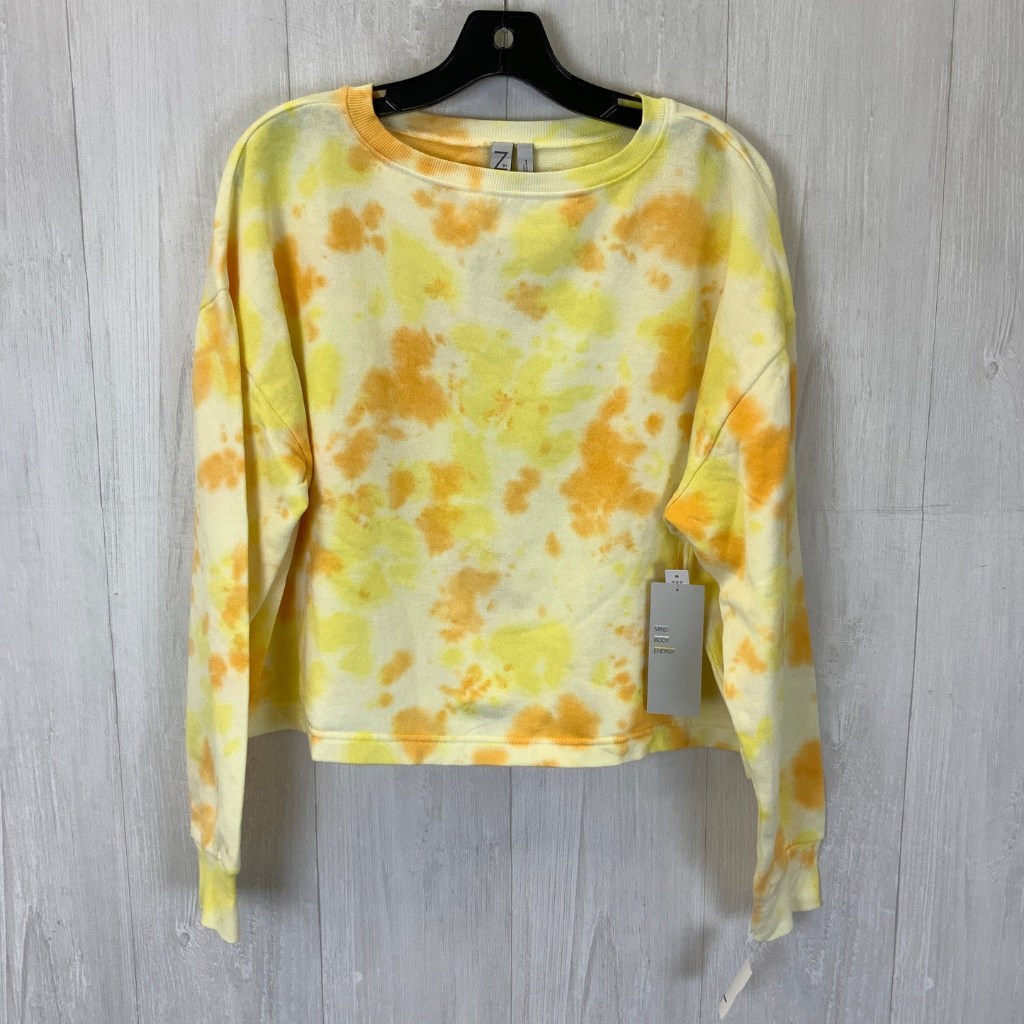 Top Long Sleeve By Zella In Tie Dye Print, Size: M