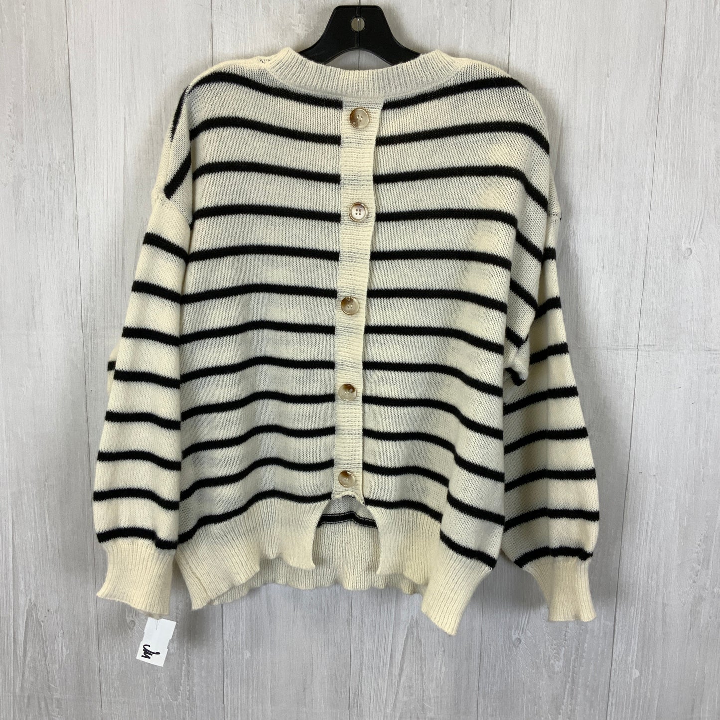 Sweater By Shein In Black & White, Size: 1x