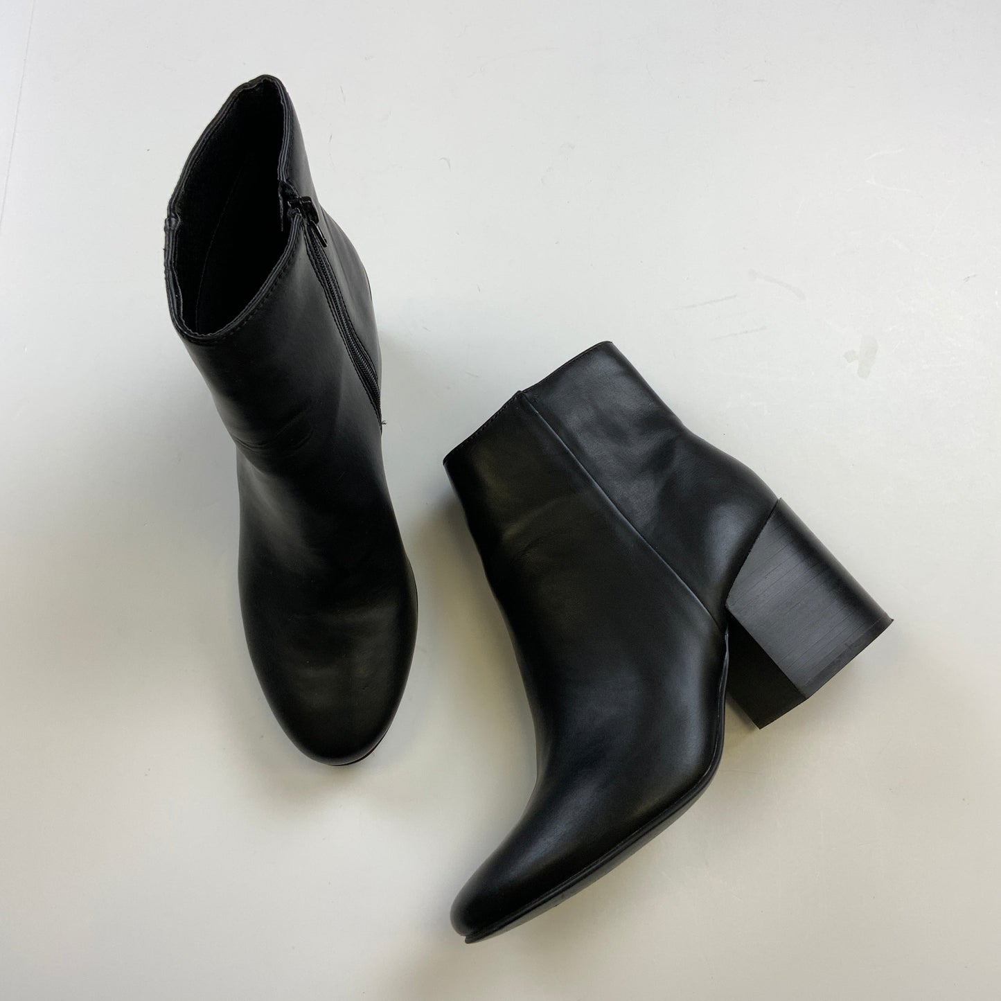 Boots Ankle Heels By Madden Girl In Black, Size: 8