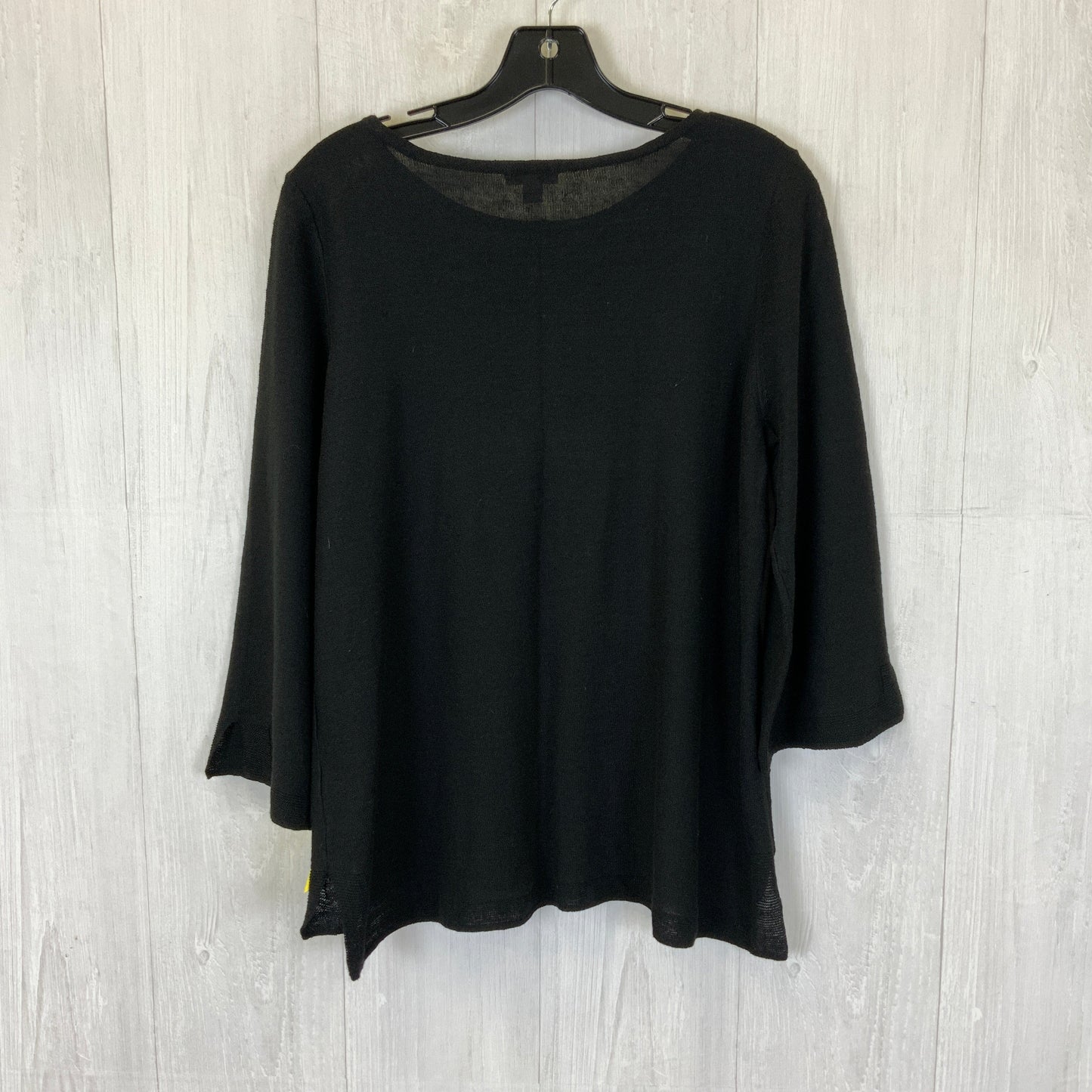 Top 3/4 Sleeve By J. Jill In Black, Size: M