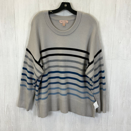 Sweater By Philosophy In Grey, Size: 2x