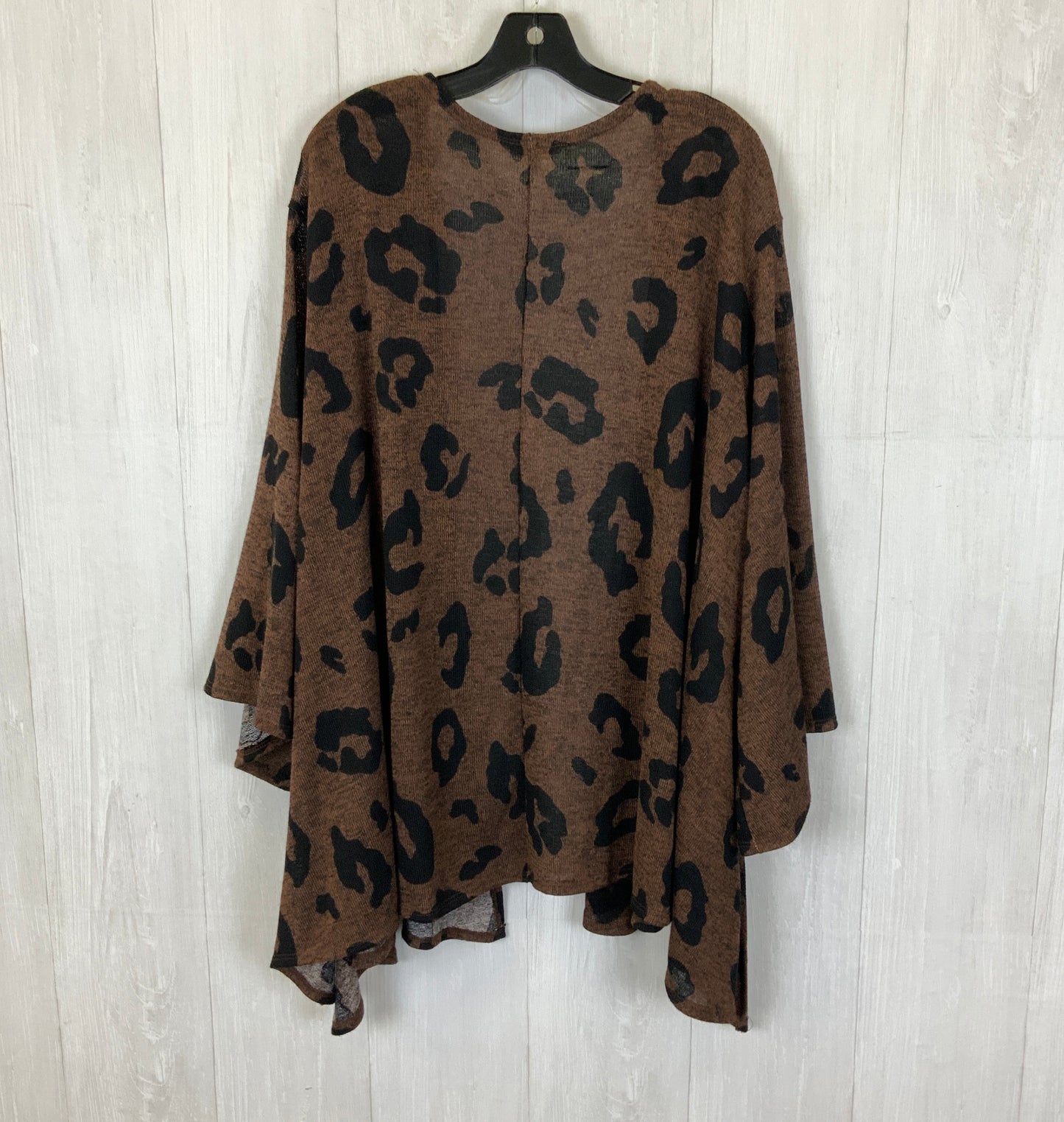 Cardigan By White Birch In Animal Print, Size: S