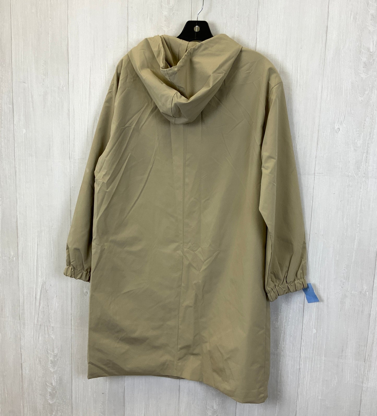 Coat Raincoat By Clothes Mentor In Beige, Size: M