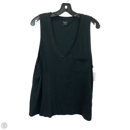 Top Sleeveless By Madewell In Black, Size: Xl