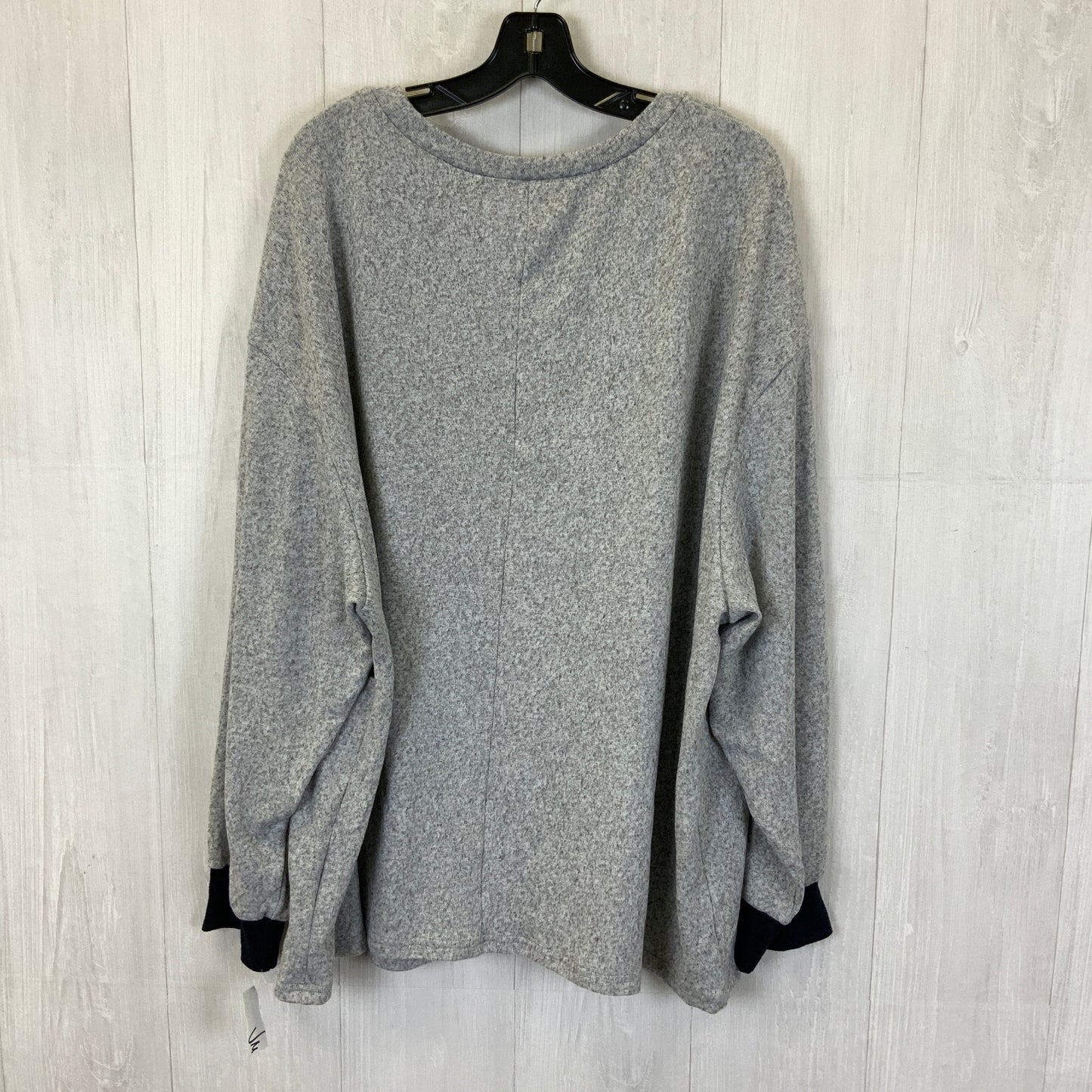 Sweatshirt Crewneck By Shein In Grey, Size: 4x