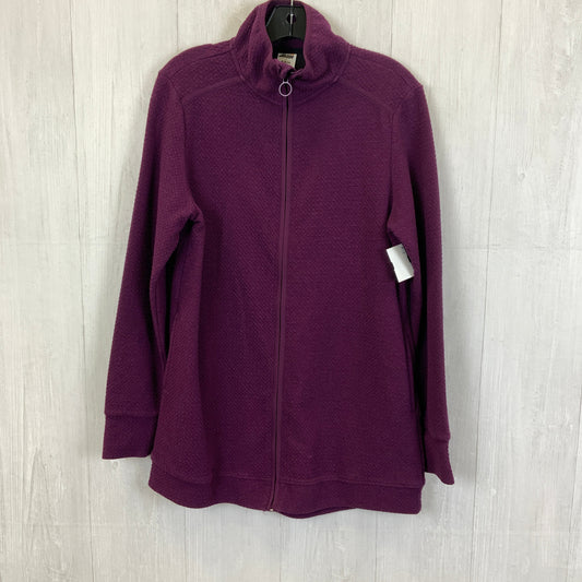 Athletic Jacket By Avia In Purple, Size: M