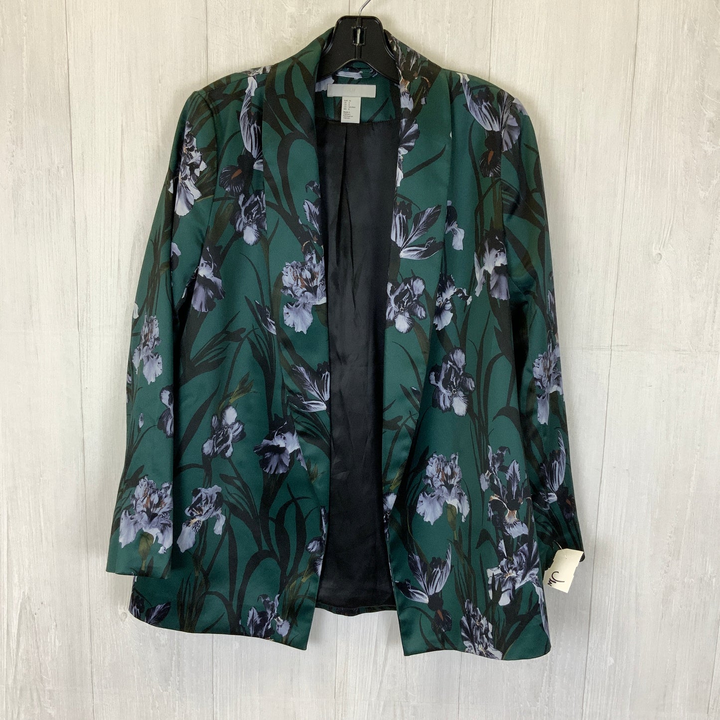 Blazer By H&m In Green & Silver, Size: 6