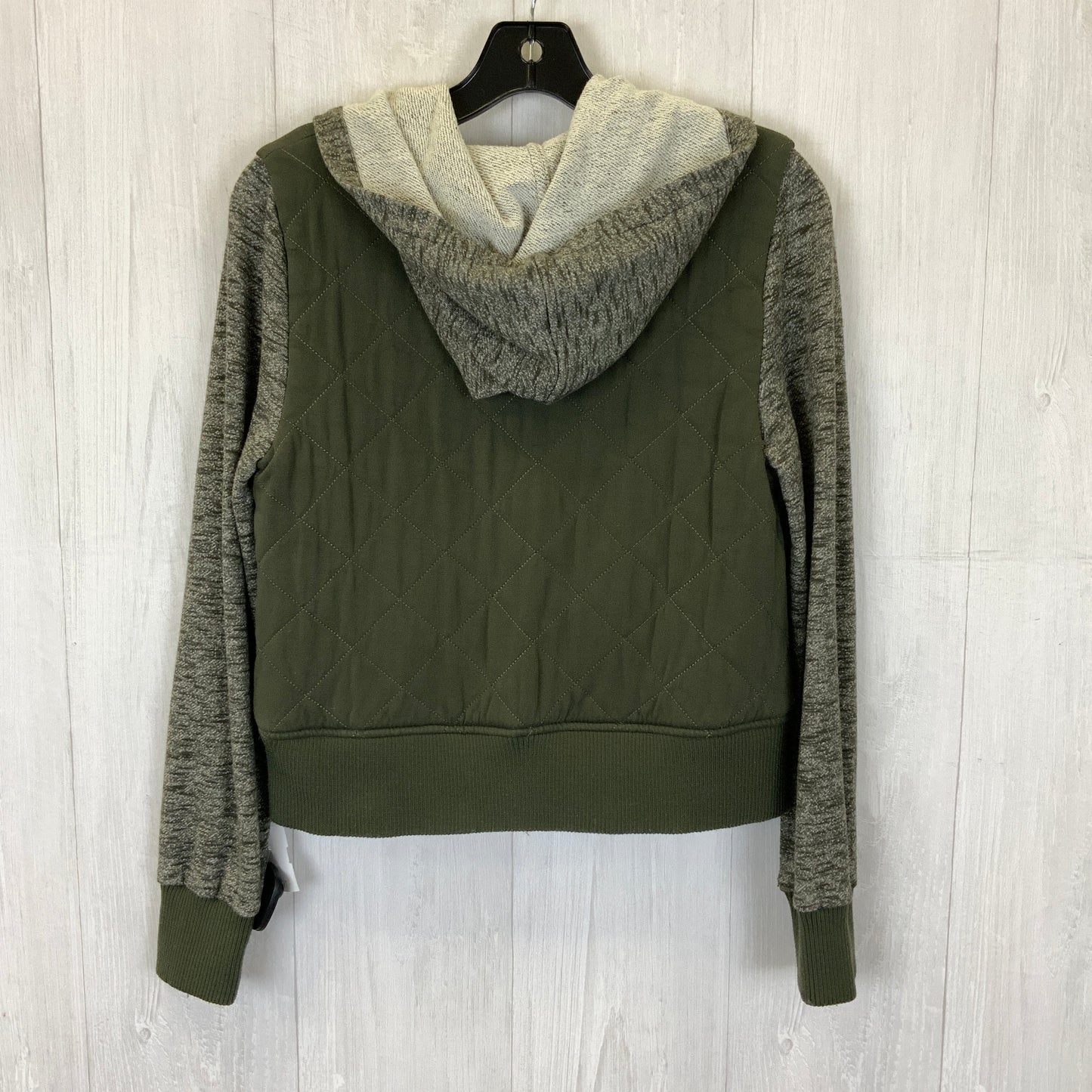 Jacket Puffer & Quilted By Maurices In Green & Grey, Size: S