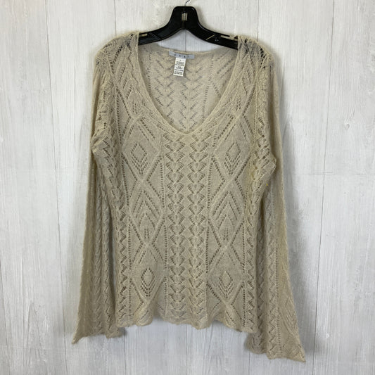 Sweater By Cabi In Cream, Size: L