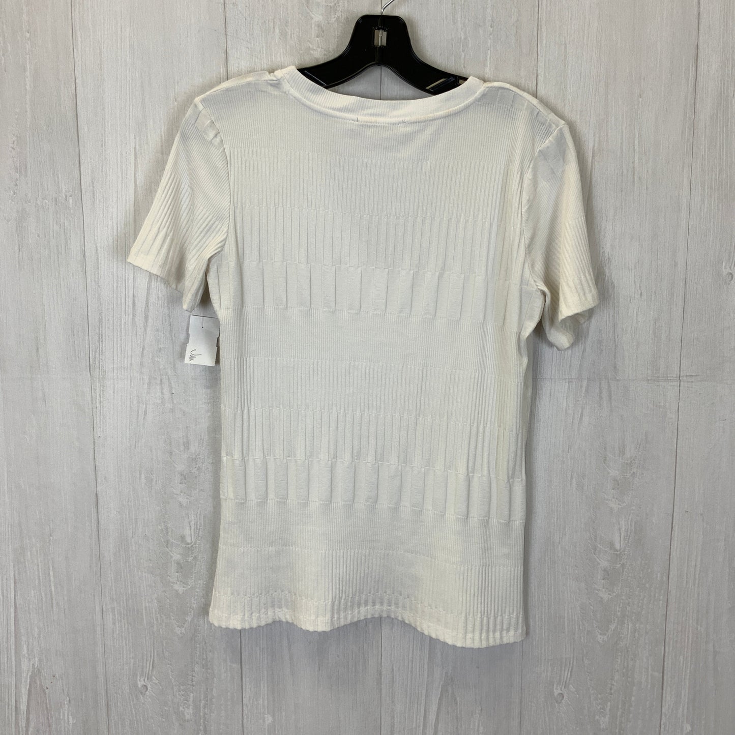 White Top Short Sleeve Zara, Size Xl