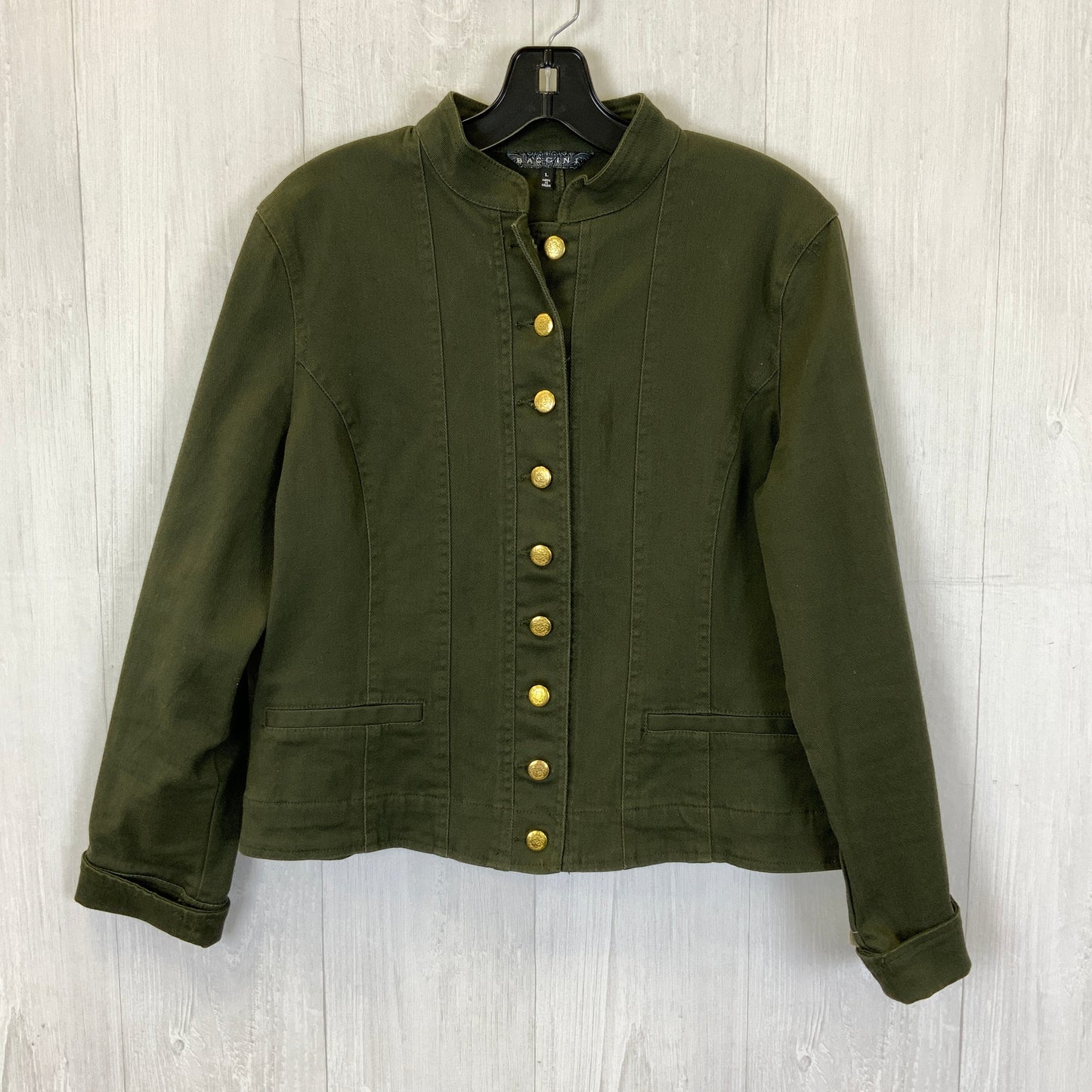 Jacket Other By Baccini In Green, Size: L