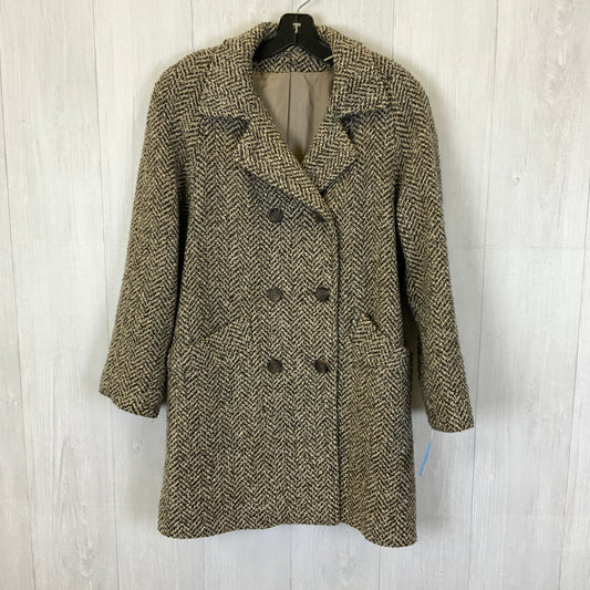 Coat Peacoat By Clothes Mentor In Brown, Size: L