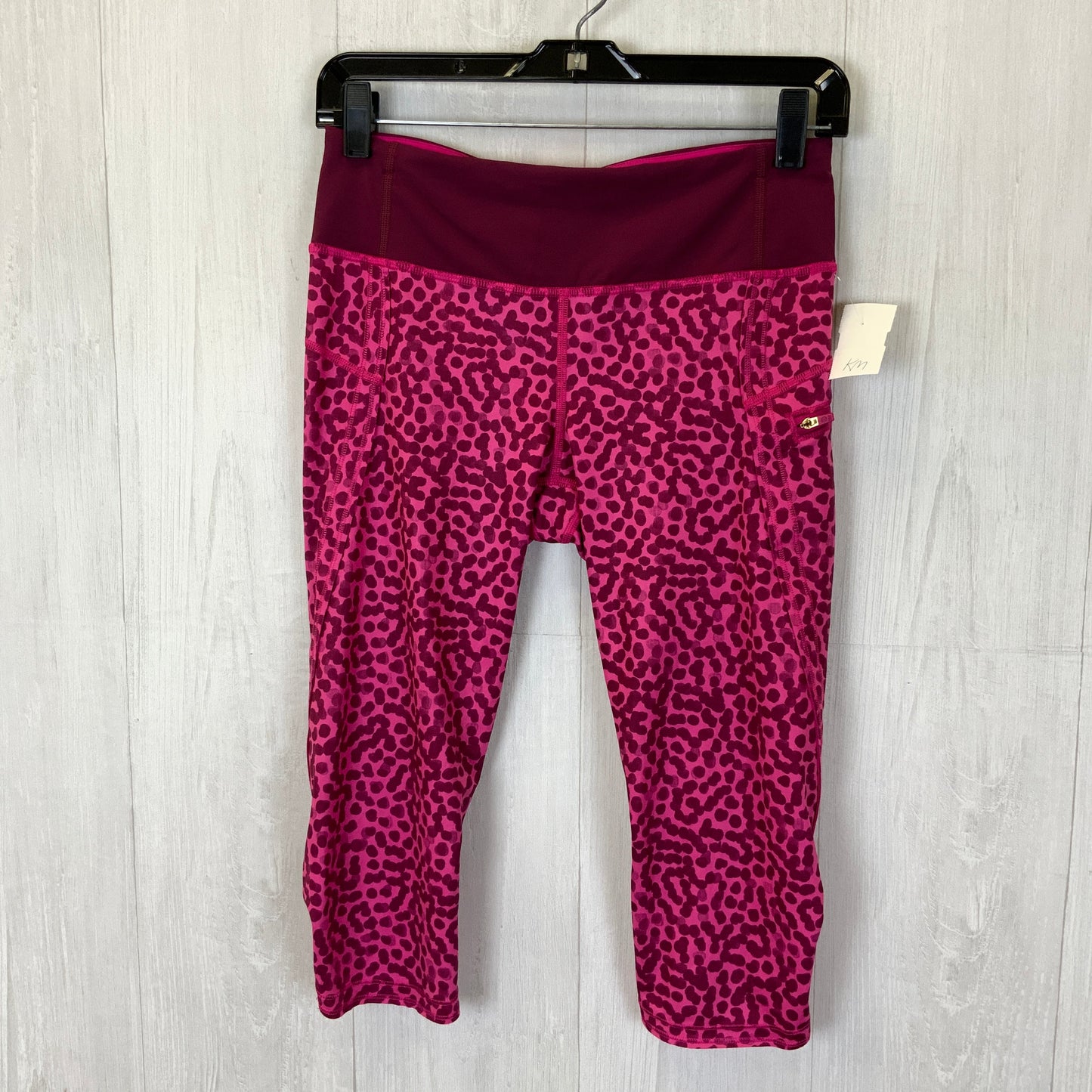 Athletic Capris By Lululemon In Pink, Size: 6