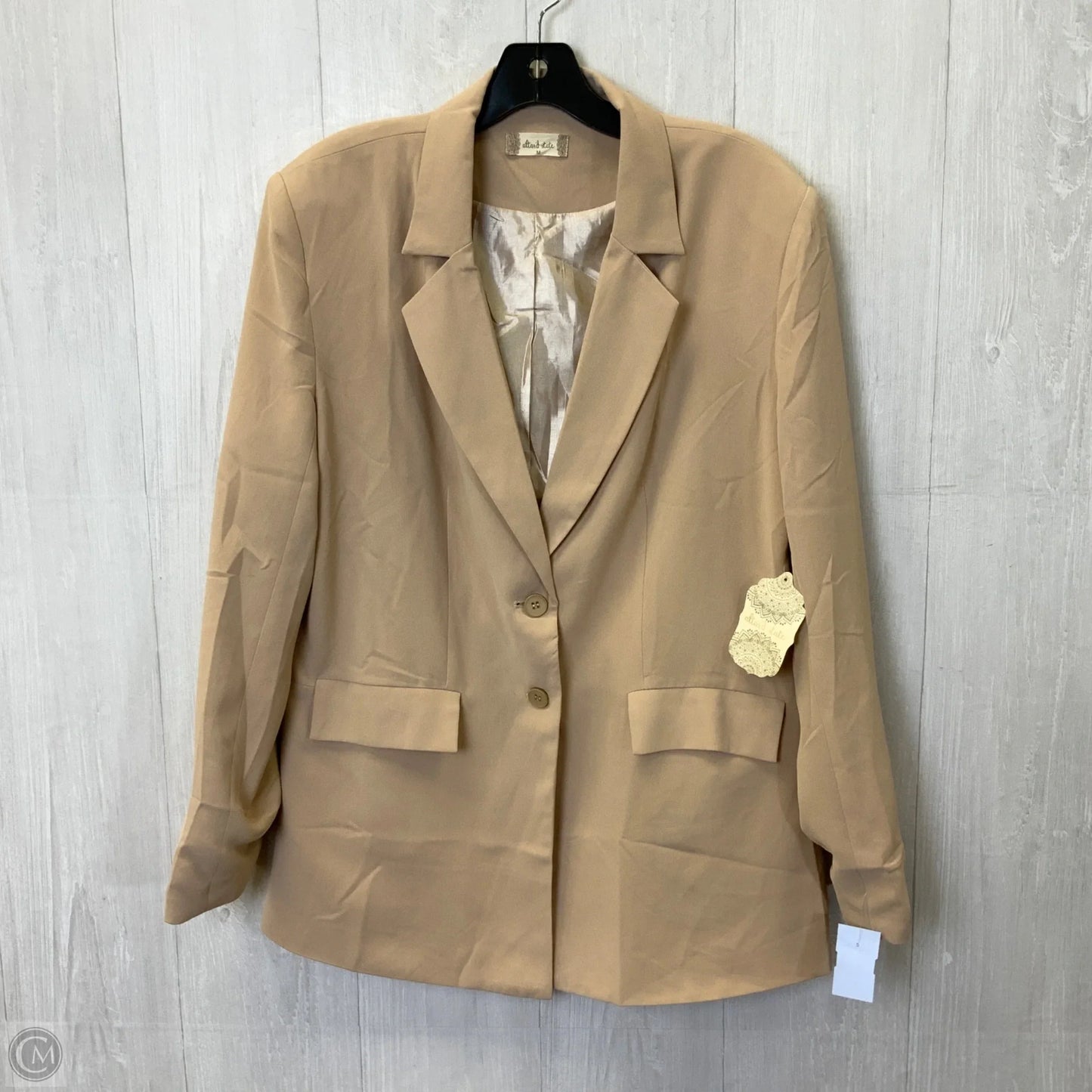 Blazer By Altard State In Tan, Size: M
