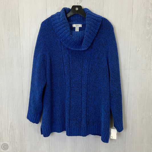 Sweater By Cj Banks In Blue, Size: 2x