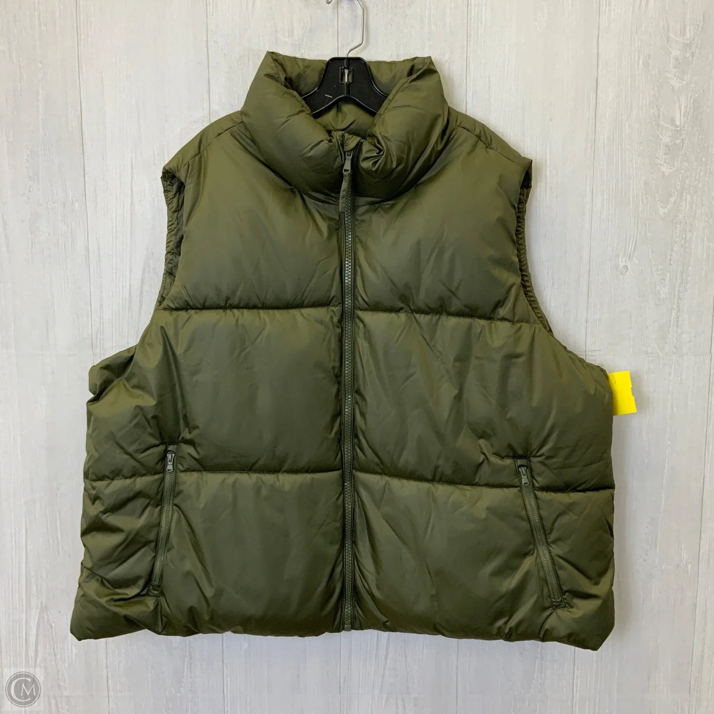 Vest Puffer & Quilted By Old Navy In Green, Size: 3x
