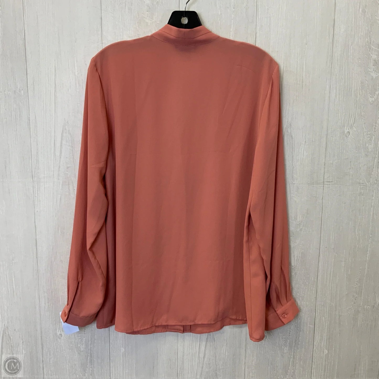 Blouse Long Sleeve By Jones New York In Mauve, Size: L
