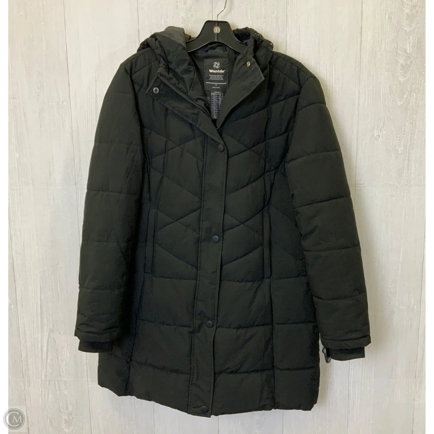 Coat Puffer & Quilted By Clothes Mentor In Black, Size: M