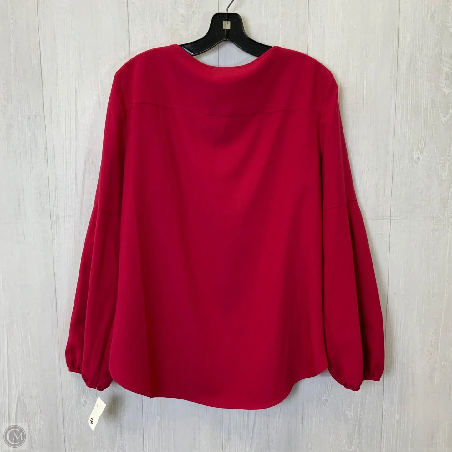 Top Long Sleeve By Bisou Bisou In Pink, Size: L