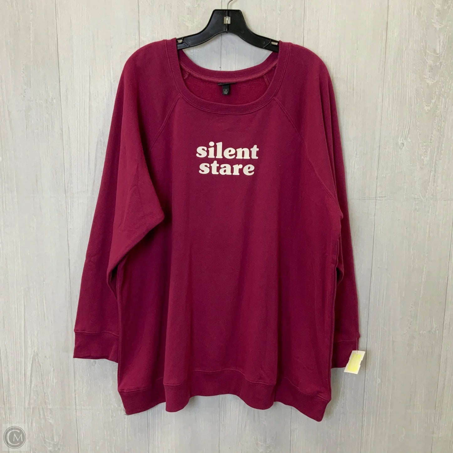 Sweatshirt Crewneck By Torrid In Purple, Size: 2x