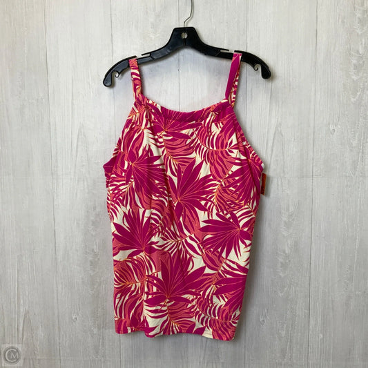 Swimsuit Top By Clothes Mentor In Pink, Size: 2x