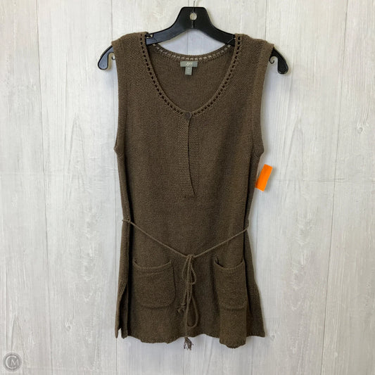 Dress Sweater By J. Jill In Brown, Size: Sp