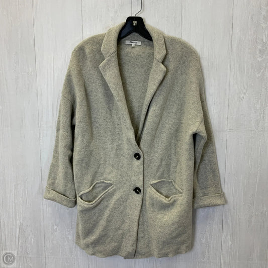 Coat Peacoat By Madewell In Grey, Size: S