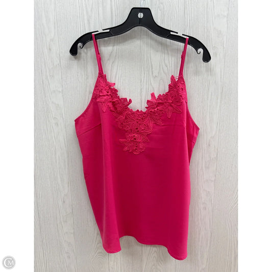 Top Sleeveless By Clothes Mentor In Pink, Size: M