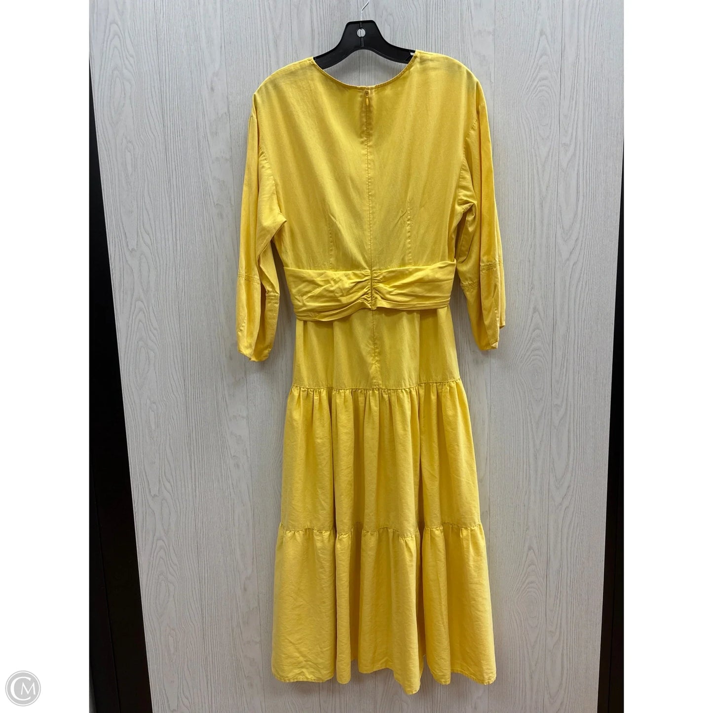Dress Designer By Derek Lam In Yellow, Size: M
