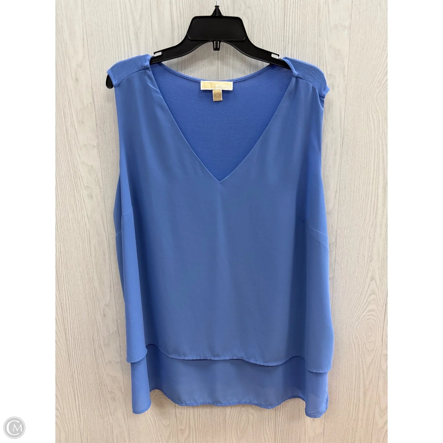 Top Sleeveless By Michael By Michael Kors In Blue, Size: 2x