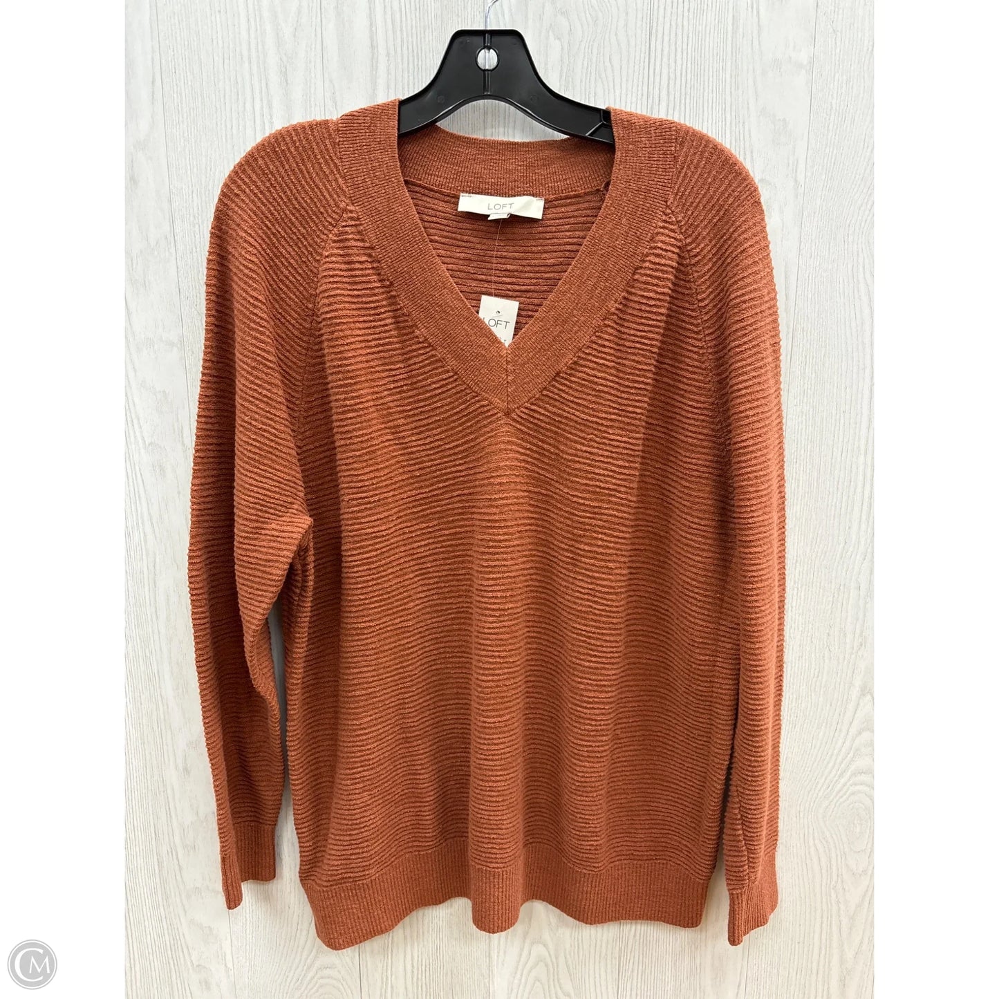 Sweater By Loft In Copper, Size: S
