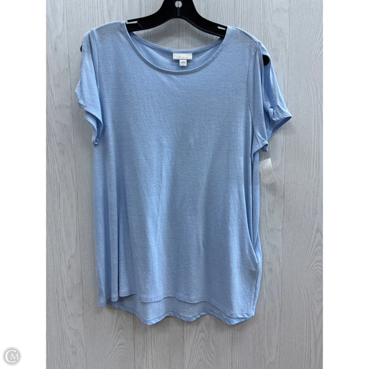 Top Short Sleeve By J Jill O In Blue, Size: S