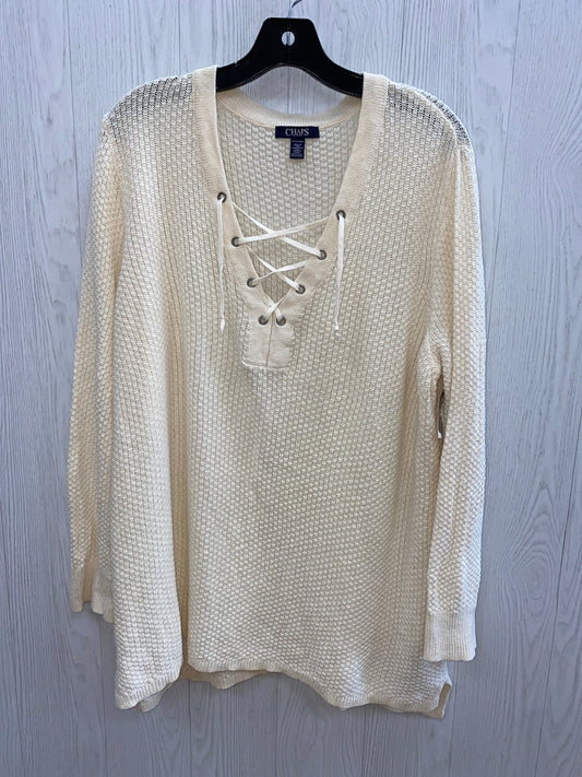 Top Long Sleeve By Chaps  Size: 2x