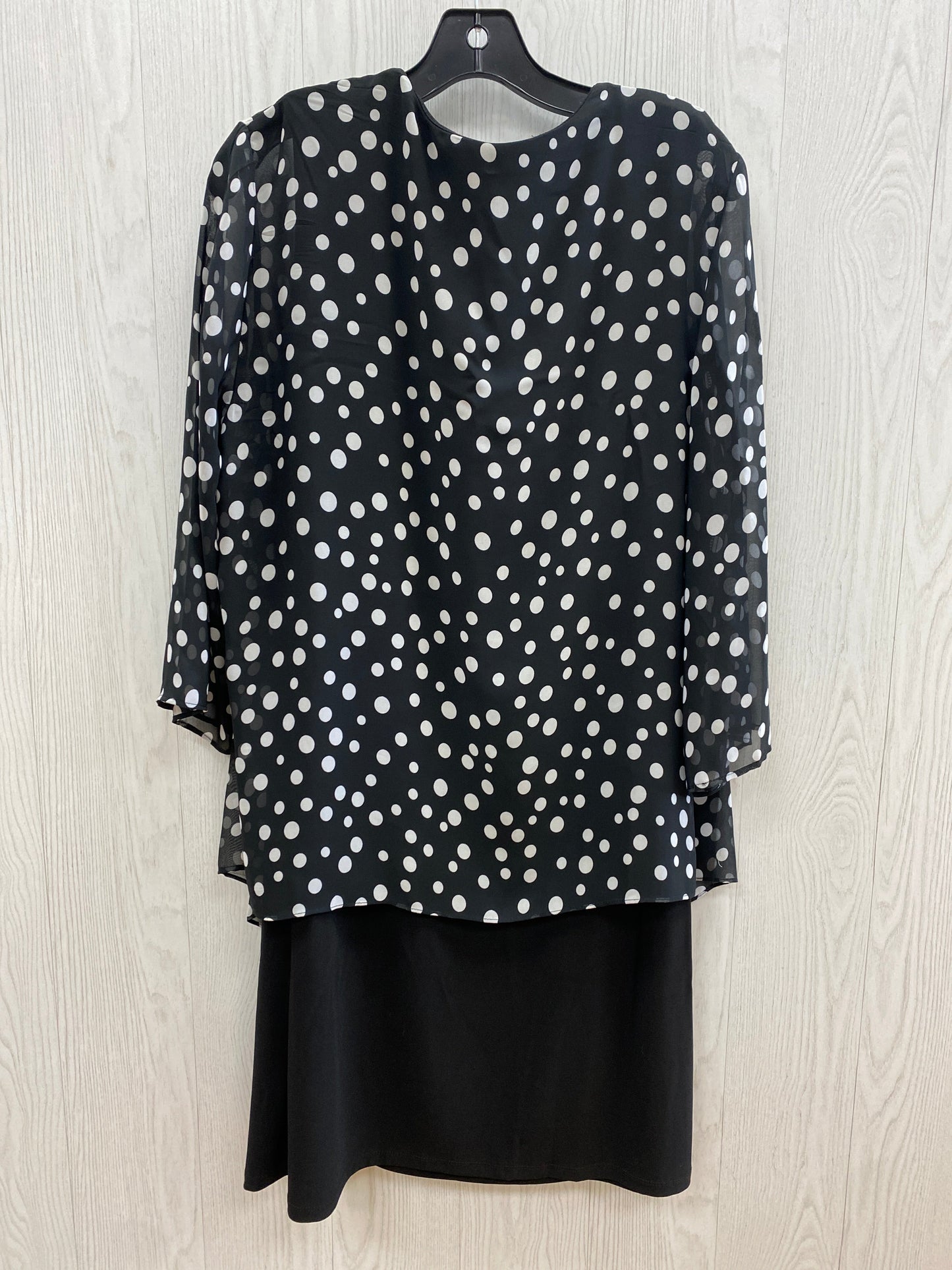 Black Dress Casual Short R And K Originals, Size Xl