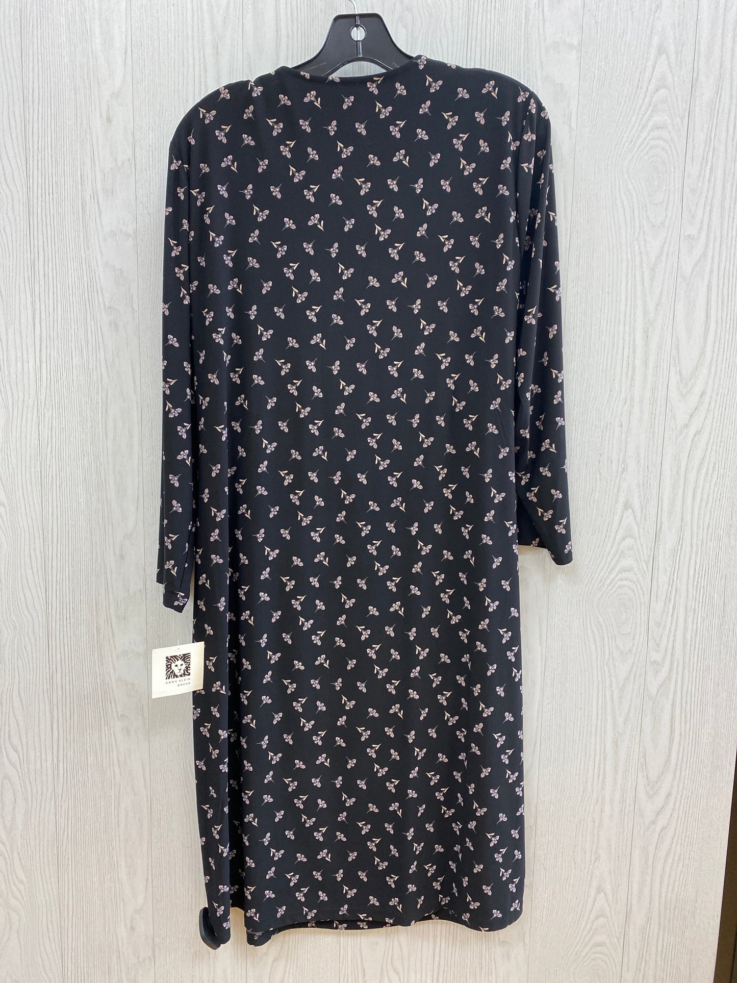 Floral Print Dress Casual Midi Anne Klein, Size Xl